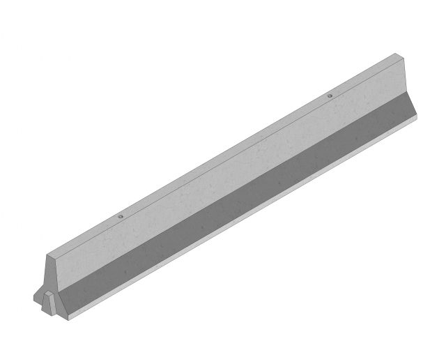 Concrete jersey barrier 6000mm standard | Leda Security Products